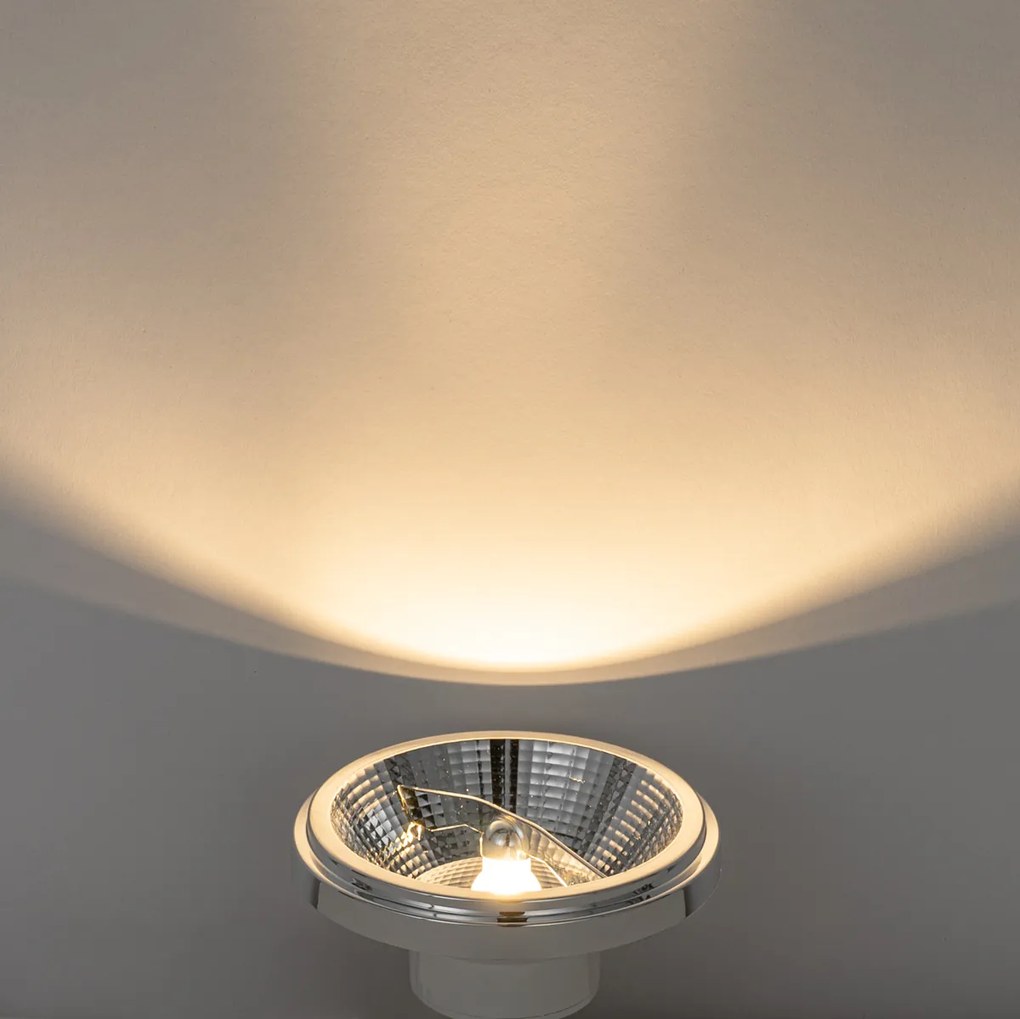 Bec LED GU10 reglabil AR111 alb 11W 810lm 2700K
