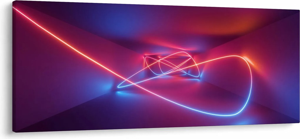 Tablou cu abstracție modernă (120x50 cm)
