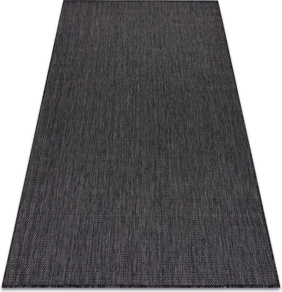 Covor SISAL SION A5165A Melanj țesute plate negru