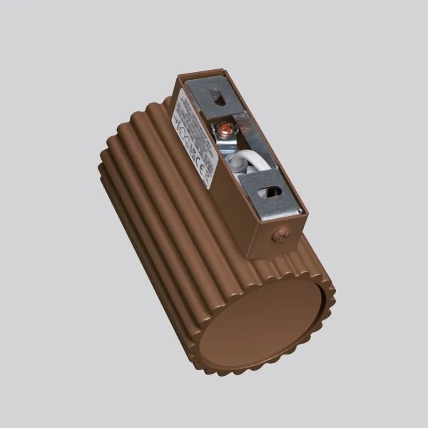 Brilagi - Aplica de perete LED CRESTO 1xGU10/10W/230V 10 cm maro