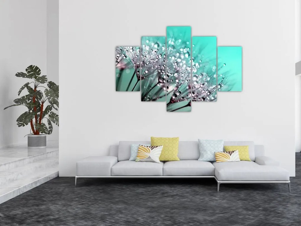 Tablou - planta cu rouă (150x105 cm)