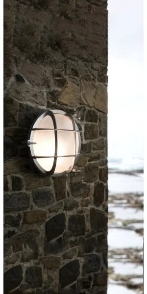 Nordlux - Aplica de perete pentru exterior POLPERRO, 1xE27/12,5W/230V, IP64, gri