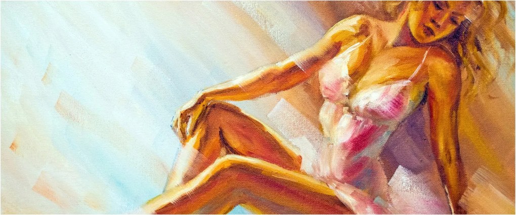 Tablou - Dansatori (120x50 cm)