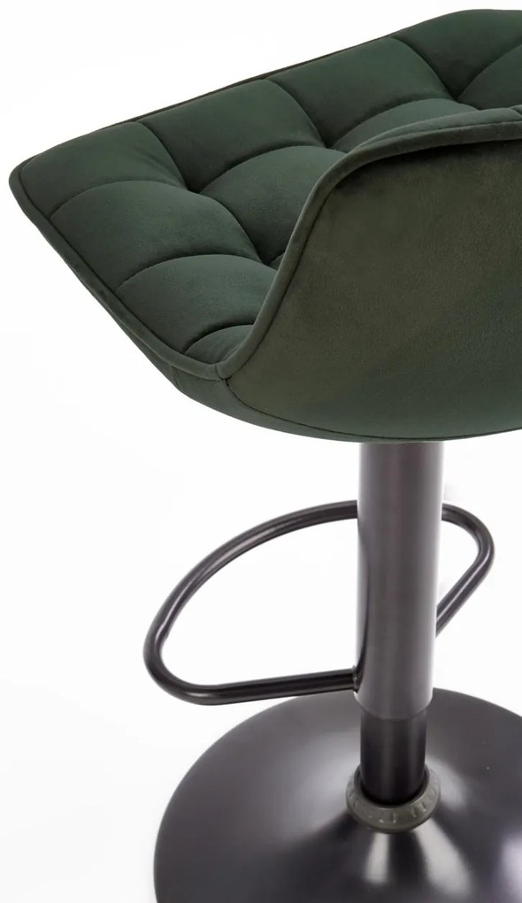 Scaun de bar H95 velvet verde