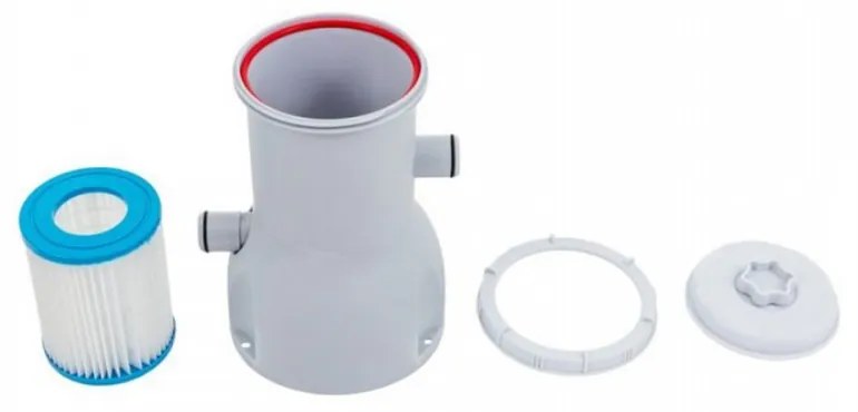 Set piscină cu cadru metalic 450 X 90 cm