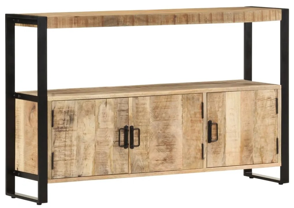 vidaXL Dulap lateral, 120 x 30 x 75 cm, lemn masiv de mango