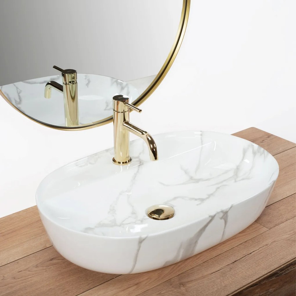 Lavoar Aura Marmo Shiny L61 cm