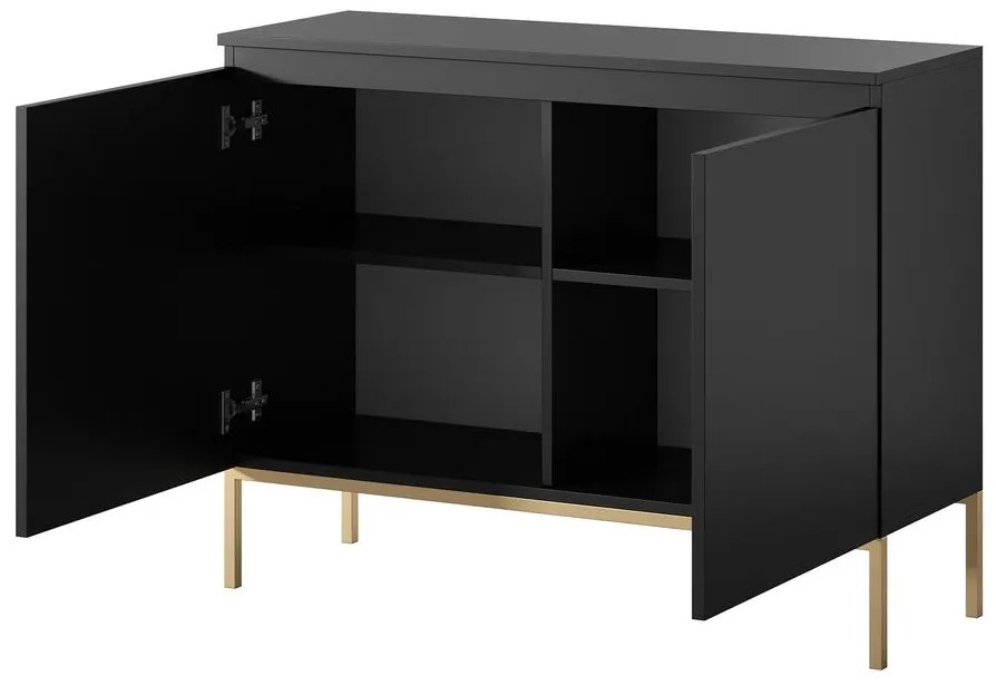 Dulap Bennasi B2 (negru + auriu). 1098848