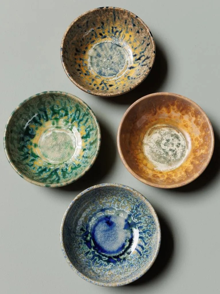 Set 4 boluri din ceramica, "Intense"
