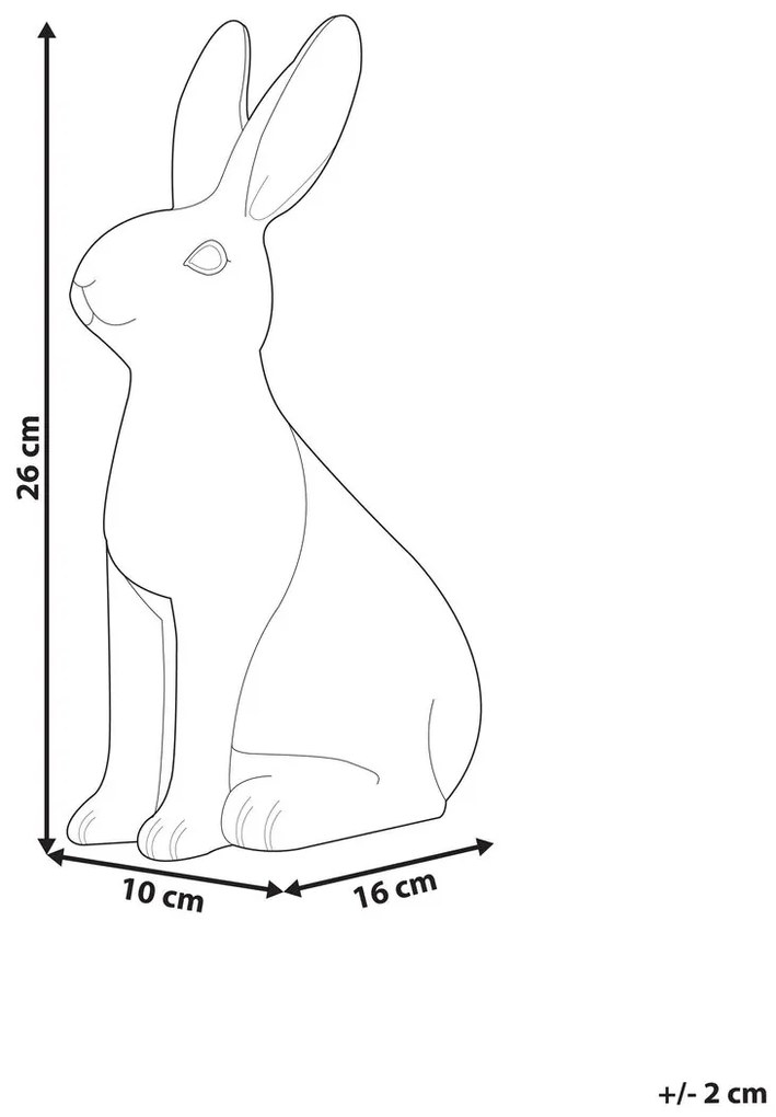 Figurină decorativă Rickie (alb) . 1075688
