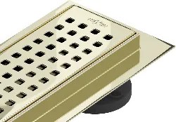 Mexen Flat 360° M08 scurgere liniară rotativă 100 cm, aurie - 1525100-40