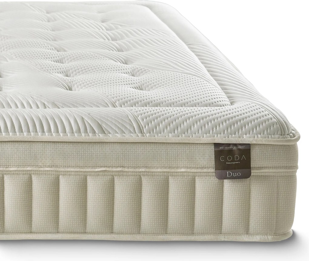 Saltea CODA, hibridă premium DUO, 180x200x32, Medie-tare
