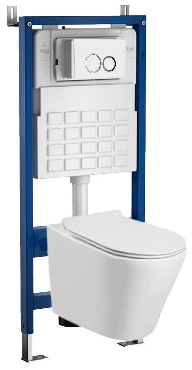 Set rezervor WC montat pe perete Roya Ride 82W