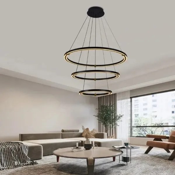 Lustră LED dimabilă pe cablu LED/235W/230V 3000-6500K + telecomandă