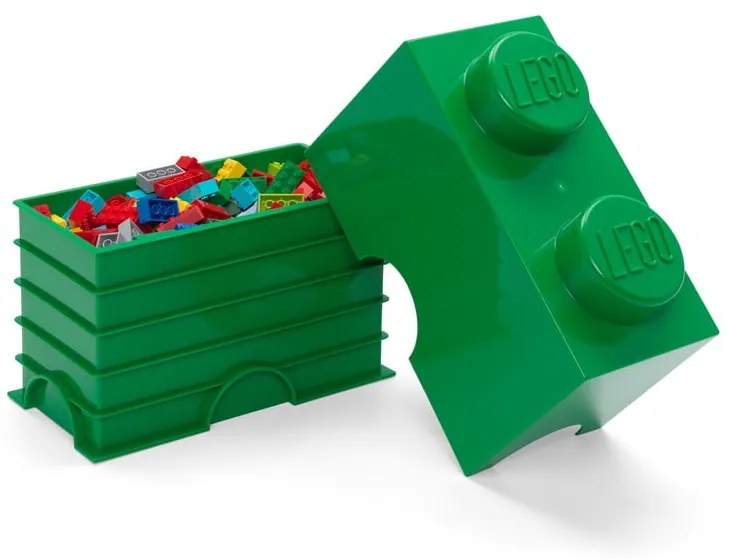 Cutie depozitare LEGO®, verde