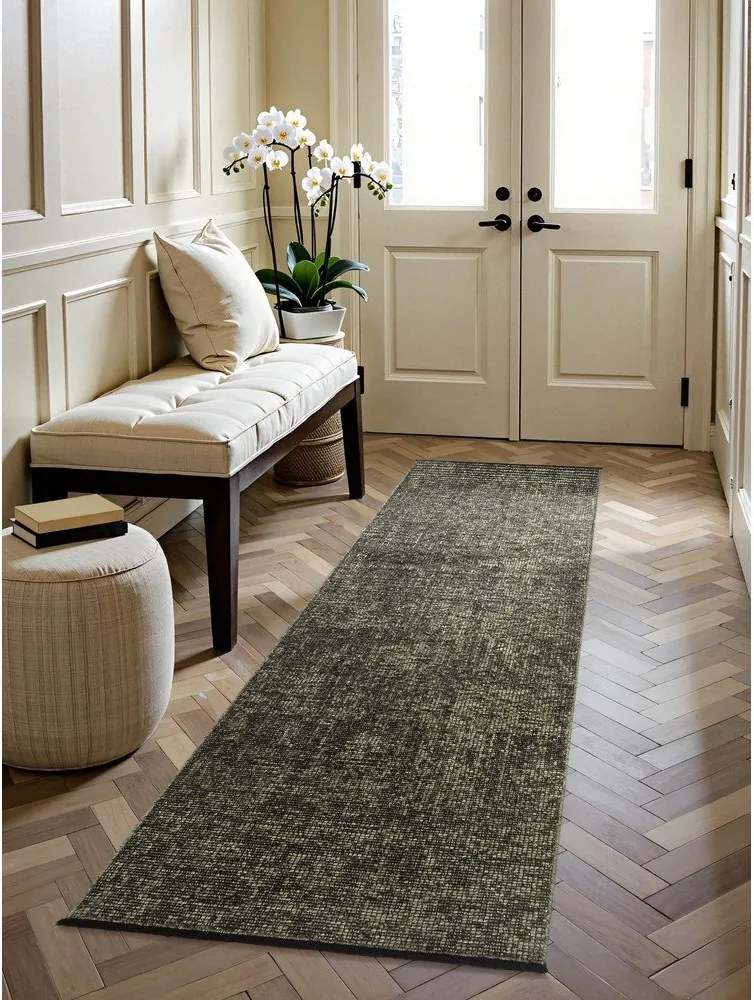 Covor tip traversă verde 80x250 cm Prisma – Elle Decoration