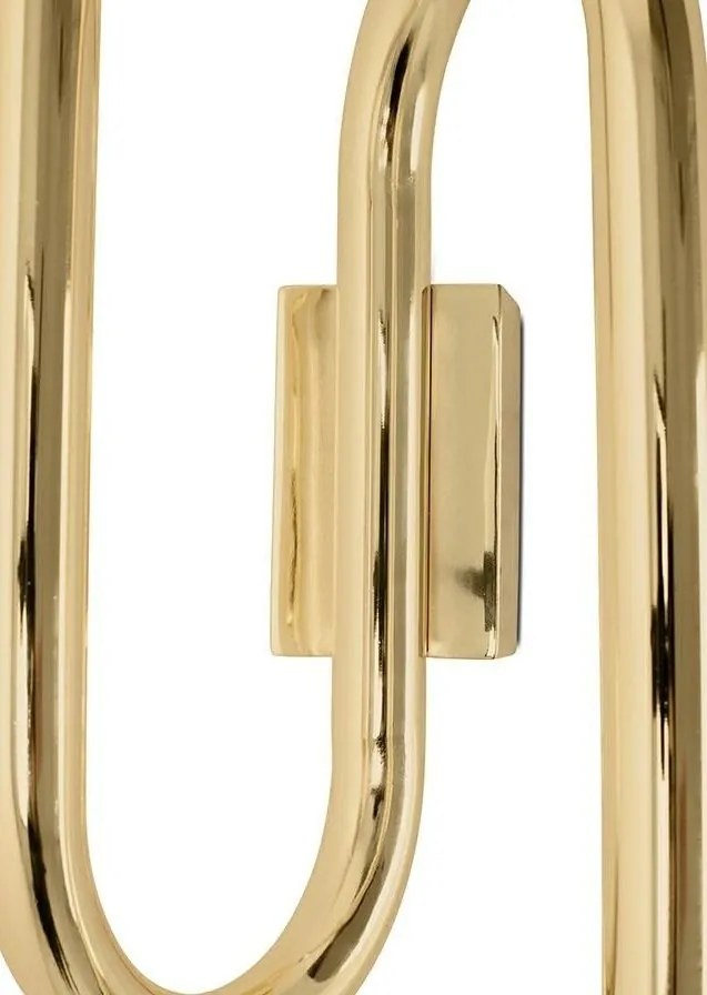 Aplica de perete LED design decorativ up/down auriu