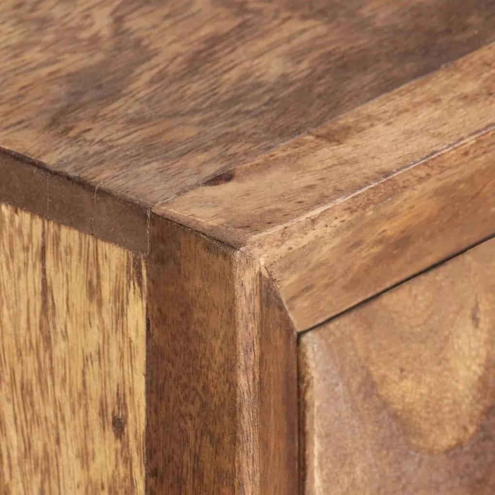 Dulap lateral, 70 x 35 x 75 cm, lemn masiv de sheesham