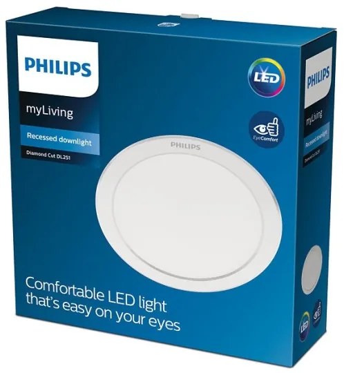 Plafonieră LED încastrată DIAMOND LED/17W/230V 3000K Philips