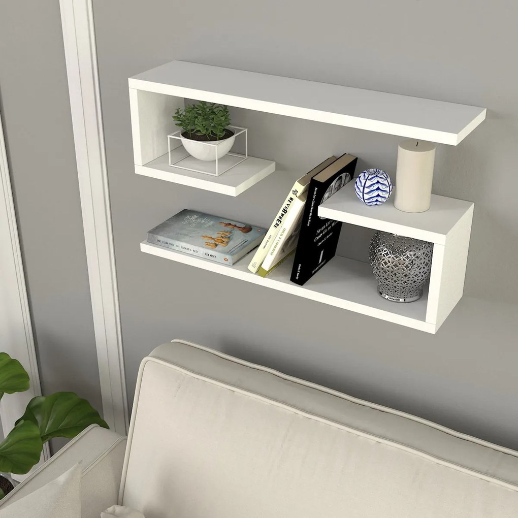 Raft Jenika White, 2 buc.