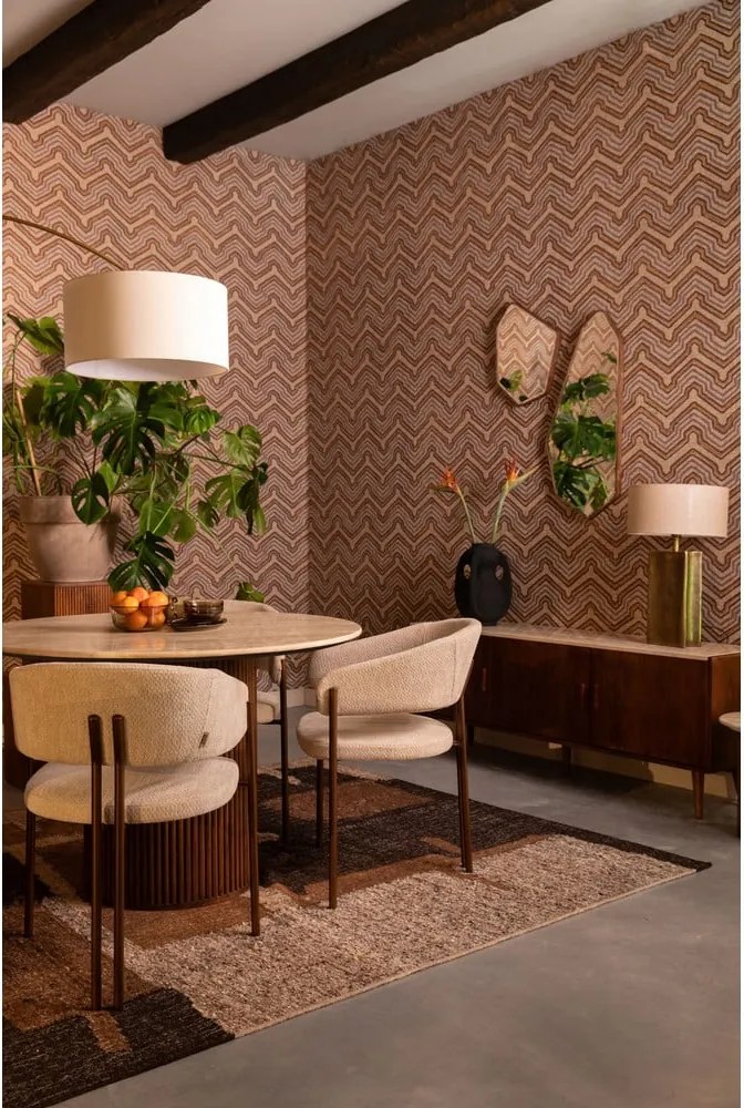 Covor maro din lână 160x230 cm Briton – Dutchbone