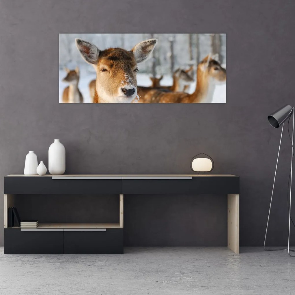 Tablou - Cerbi (120x50 cm)