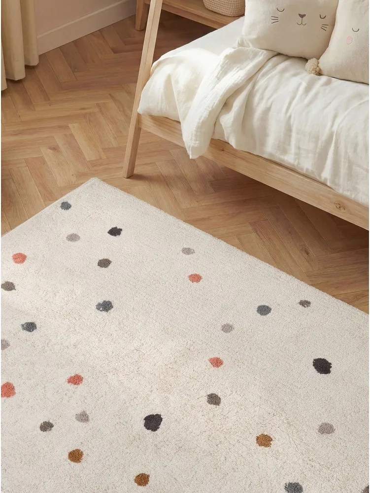 Covor pentru copii crem lavabil/țesut manual din bumbac 140x200 cm Snuggle Pippo – Hanse Home