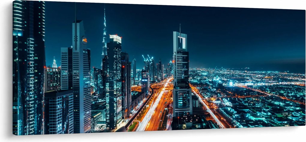 Tablou - Noaptea la Dubai (120x50 cm)