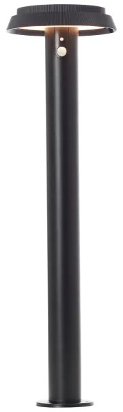 Lampă LED solară cu senzor Brilliant ALVERO LED/4W/3,7V 70 cm IP44 negru