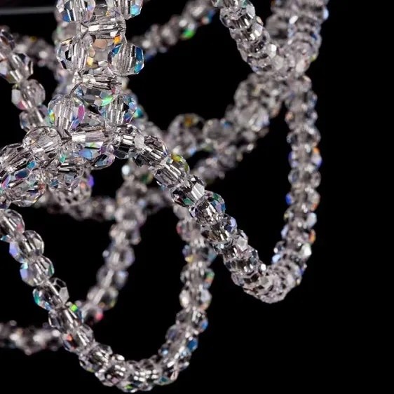 Aplica de perete moderna Vision, design LUX cristal ROSÉE BALL