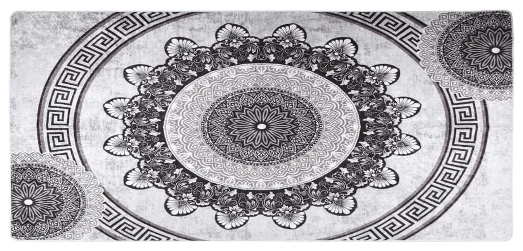 vidaXL Covor lavabil, multicolor, 80x300 cm, antiderapant