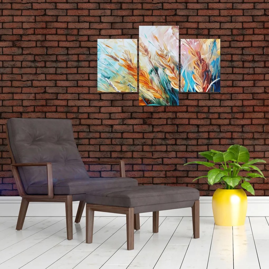 Tablou - Grâu, abstracție (90x60 cm)