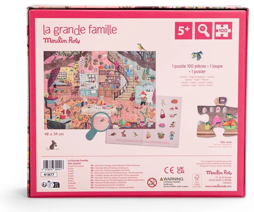 Puzzle La Grande Familie – Moulin Roty