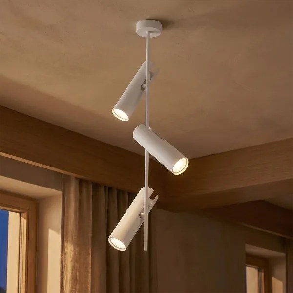 Brilagi - Lustra LED RGBW reglabilă pe tijă BRANCH 3xGU10/6,5W/230V albă