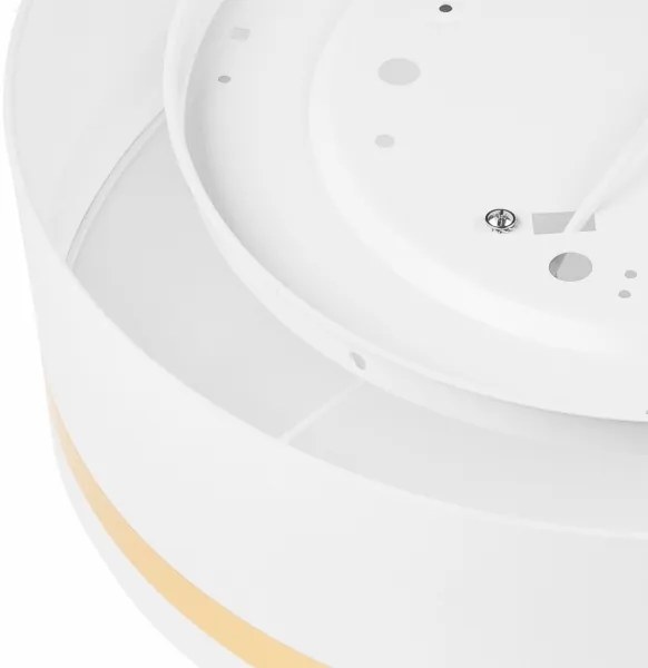 Plafonieră SIRJA STRIPE 4xE27/15W/230V d. 45 cm alb