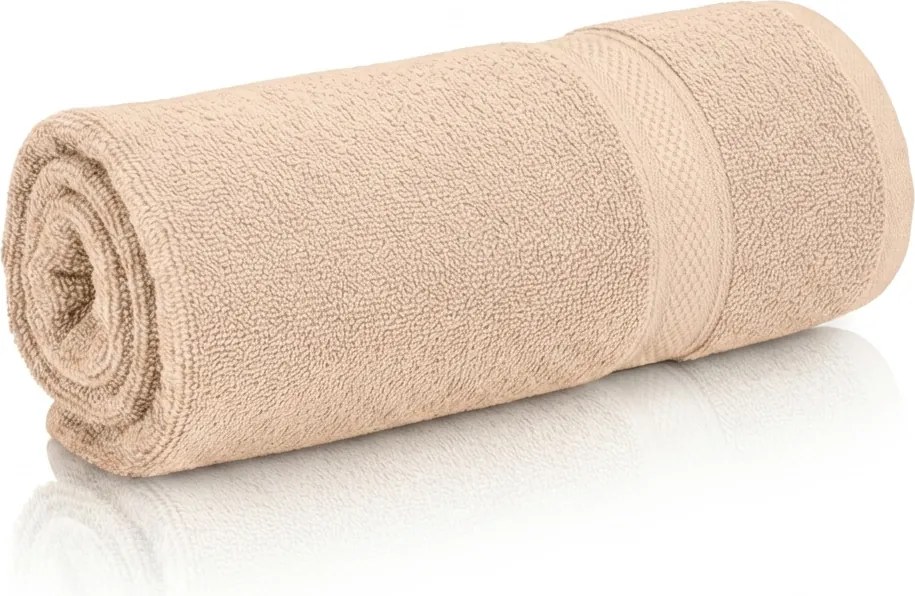 Prosop CLARYSSE ELEGANCE 70x140 cm nisipiu, 100% bumbac