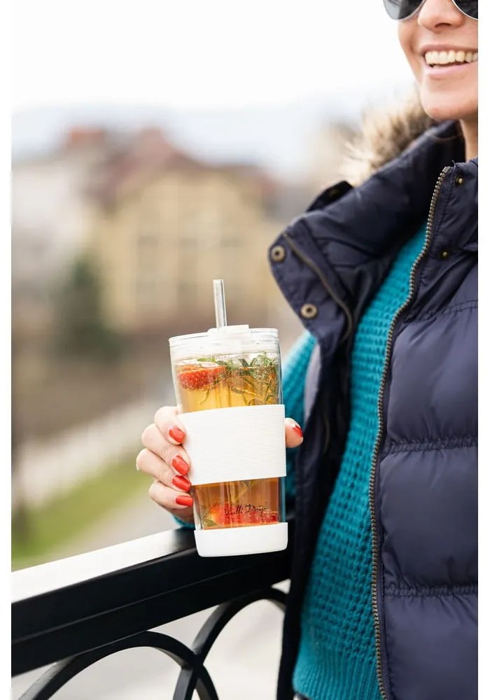 Cană termos albă 600 ml Fuori – Vialli Design