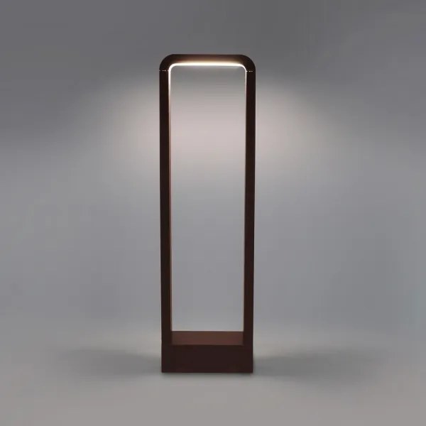 Brilagi - Lampă LED de exterior BARI, 7W, 230V, 3000/4000/6000K, maro, IP54, 50 cm