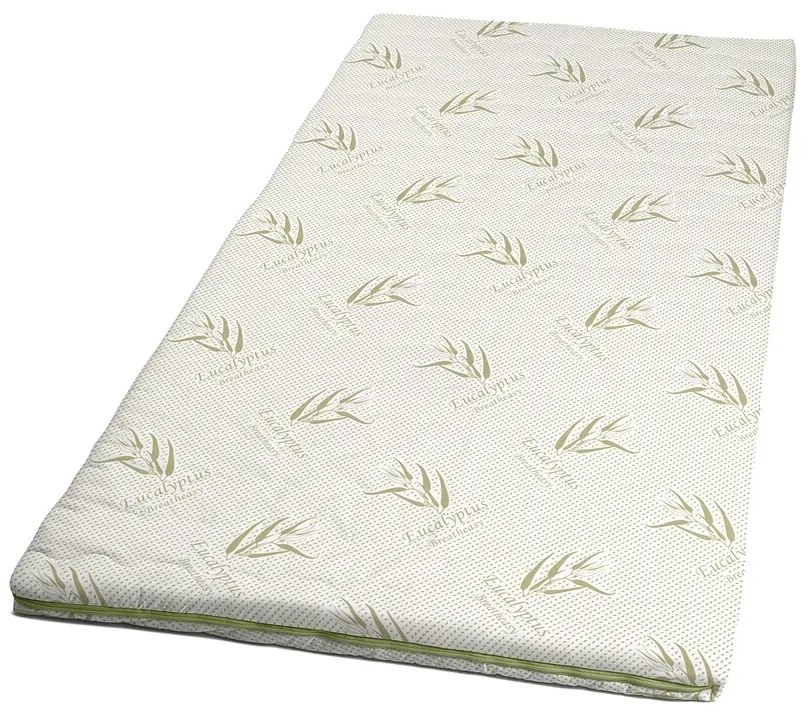 Topper saltea Eucalyptus Confort, 7 zone, 140x190 cm