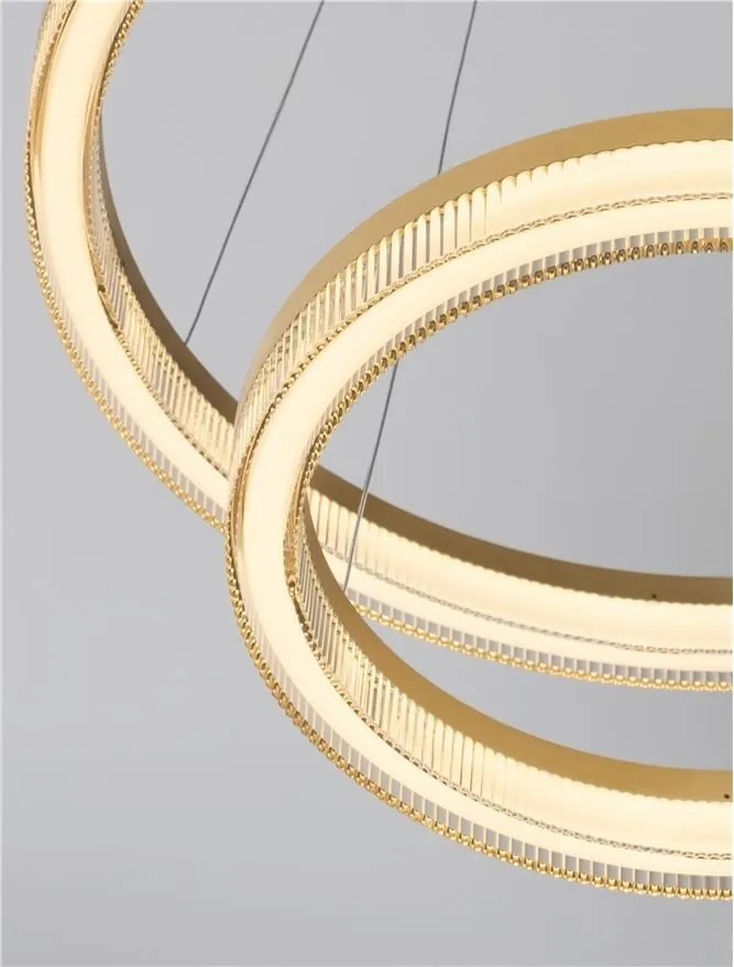 Lustra suspendata LED CCT design circular Luana 60cm NVL-9130638