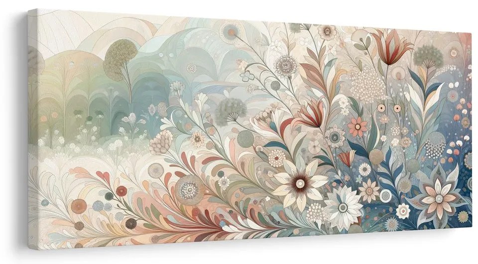Tablou compoziție florală stilizată