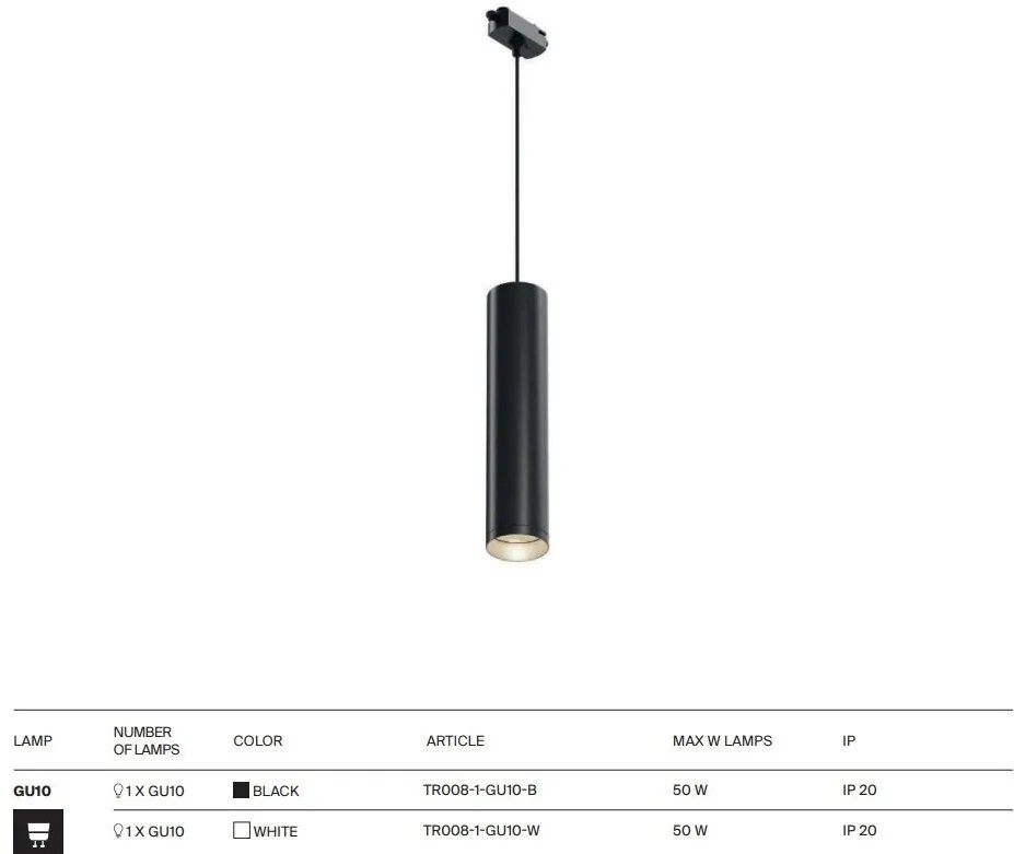 Pendul, accesoriu pentru sinele monofazate Unity, Focus Mini negru