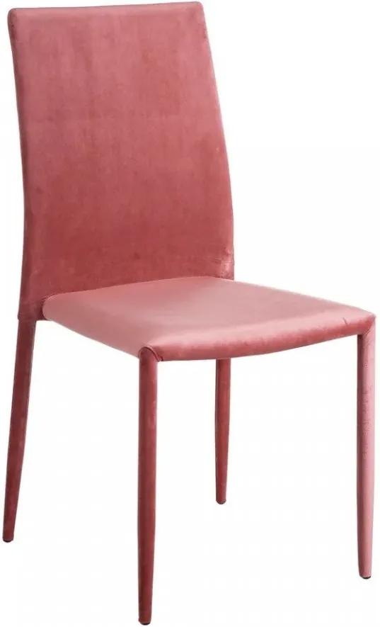 Scaun roz din catifea Well Ixia