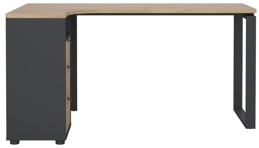 Birou cu blat cu aspect de lemn de stejar 100x150 cm Sign – Tvilum