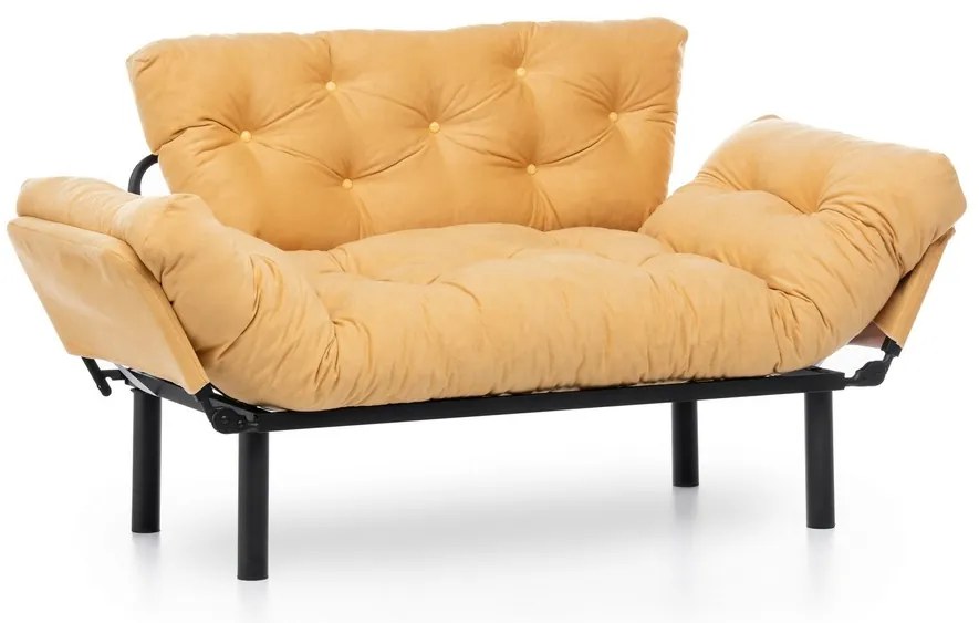 Canapea extensibilă Nitta Mustard