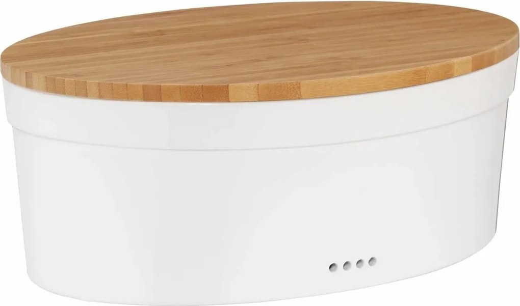 Cutie de pâine Kela SALENA, ceramică, alb