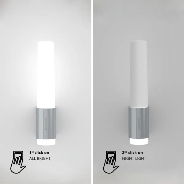 Aplică LED dimabilă pentru baie Nordlux HELVA LED/6,8W/230V IP44