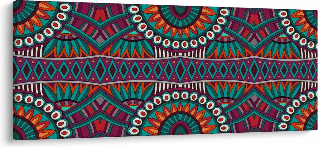 Tablou cu bastracție ornamentală (120x50 cm)