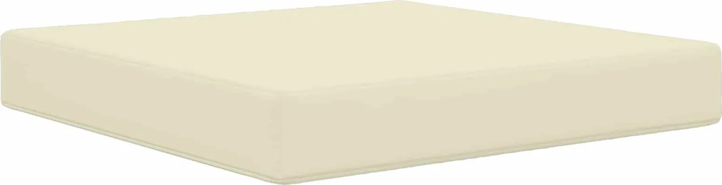 vidaXL Perna pentru canapea de exterior Crem 60 x 60 x 8 cm Poliester