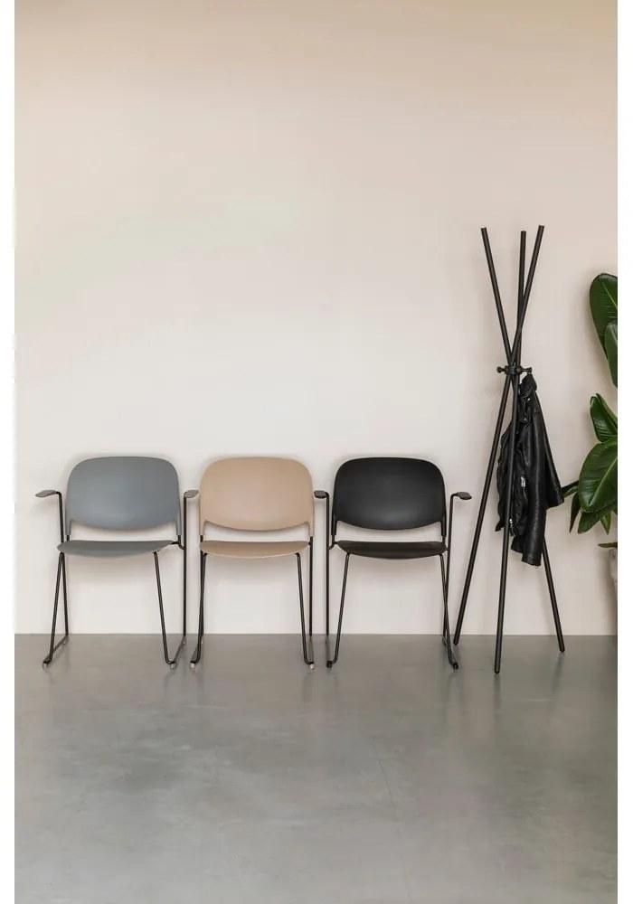 Cuier negru din oțel Darwin – White Label